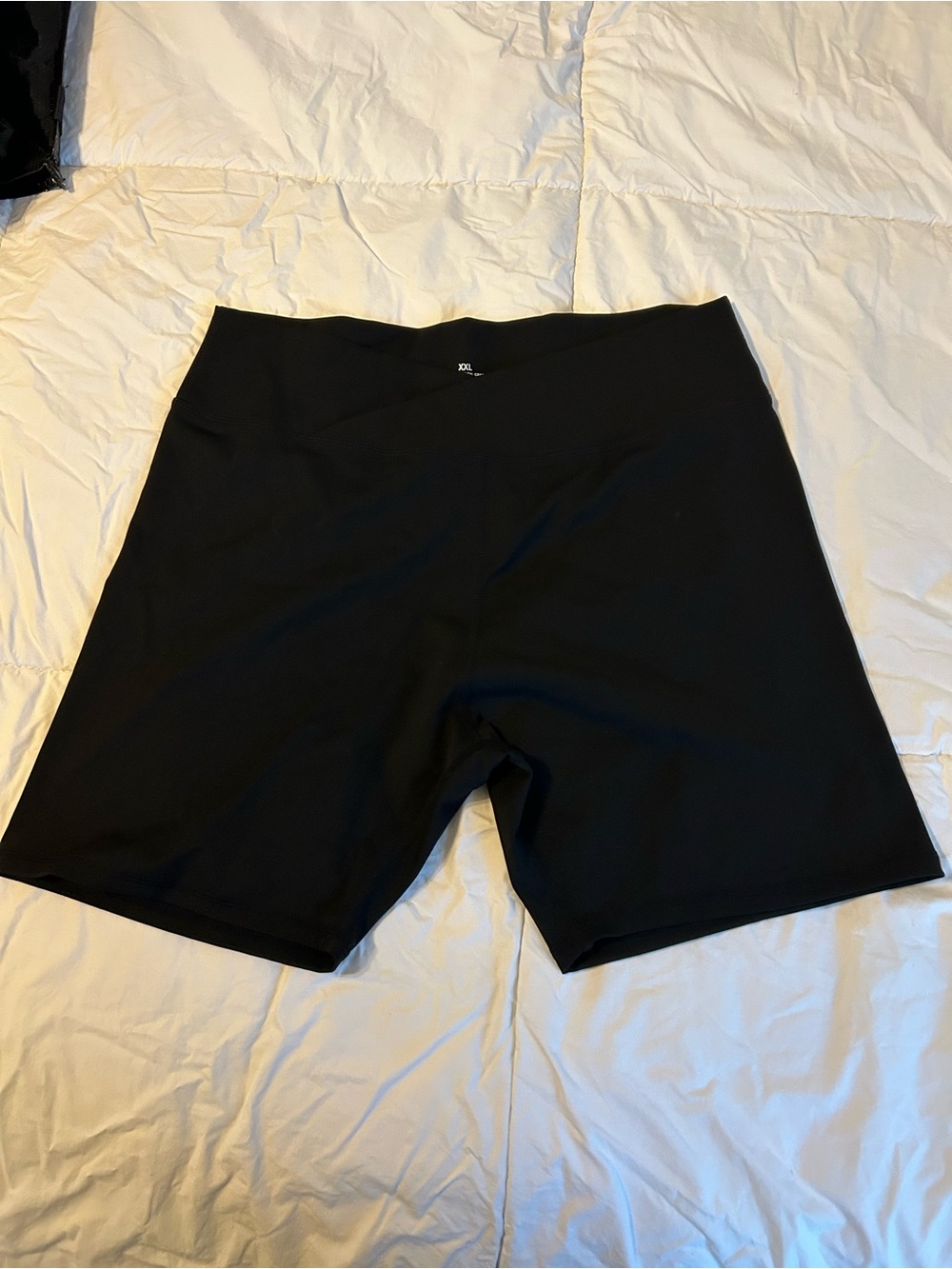 Amazon Women's Black Athletic Bike Shorts - Stretch Performance